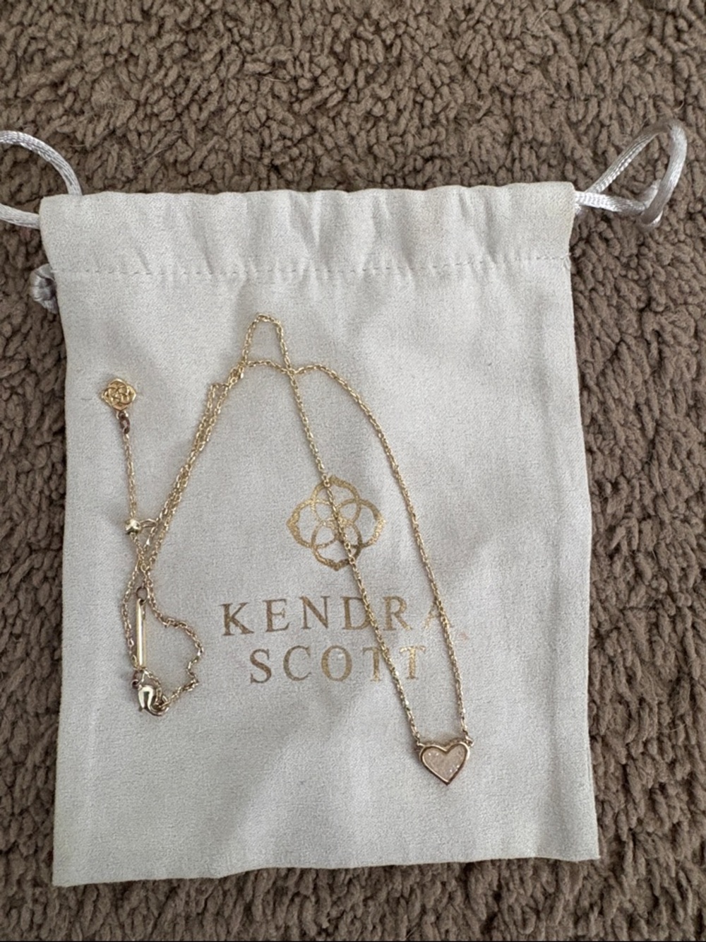 Kendra Scott Gold Heart Pendant Necklace